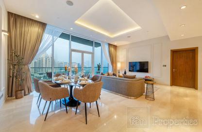 Apartment - 2 Bedrooms - 3 Bathrooms for rent in Oceana Southern - Oceana - Palm Jumeirah - Dubai
