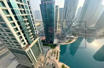 Apartment - Studio - 1 Bathroom for rent in Lake View Tower - JLT Cluster B - Jumeirah Lake Towers - Dubai