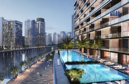 صورة لـ حوض سباحة شقة - 2 غرف نوم - 3 حمامات للبيع في تريليونير ريزيدنسز - الخليج التجاري - دبي ، صورة رقم 1