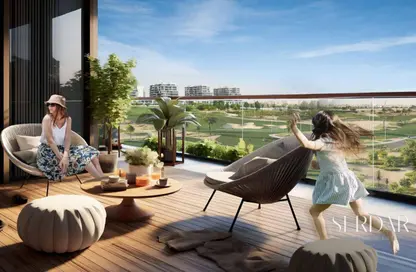 Apartment - 1 Bedroom - 1 Bathroom for sale in Golf Greens 1 Tower A - Golf Greens 1 - Golf Greens - DAMAC Hills - Dubai