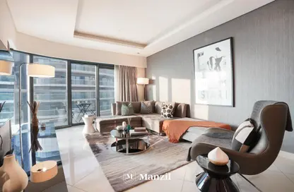 Living Room image for: Apartment - 3 Bedrooms - 2 Bathrooms for rent in Damac Towers - Business Bay - Dubai, Image 1