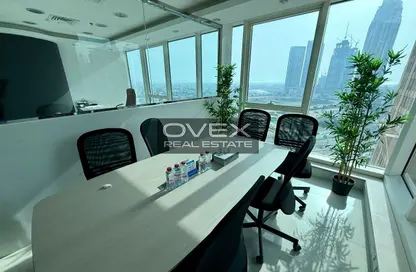 مكتب - استوديو - 1 حمام للايجار في برج تشرشل للأعمال - أبراج تشرشل - الخليج التجاري - دبي