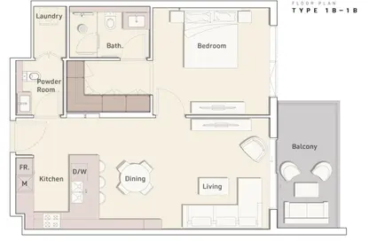 Apartment - 1 Bedroom - 2 Bathrooms for sale in Ellington House II - Dubai Hills Estate - Dubai