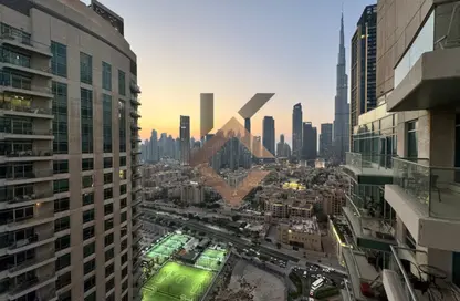 شقة - غرفة نوم - 2 حمامات للايجار في B برج فيوز - برج فيوز - دبي وسط المدينة - دبي