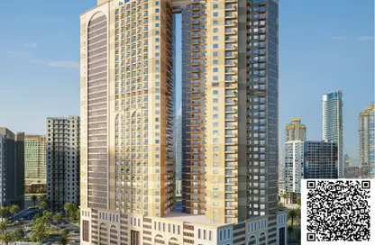 Apartment - 1 Bedroom - 2 Bathrooms for sale in Tower C1 - Ajman Pearl Towers - Ajman Downtown - Ajman