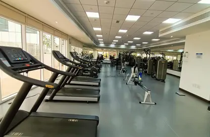 Gym image for: Apartment - 3 Bedrooms - 5 Bathrooms for rent in Airport Road - Abu Dhabi, Image 1