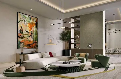 Living Room image for: Apartment - 1 Bedroom - 2 Bathrooms for sale in Castleton - Central Park at City Walk - City Walk - Dubai, Image 1