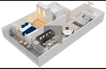Apartment - Studio - 2 Bathrooms for sale in Emirates City - Ajman