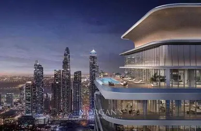 Apartment - 1 Bedroom - 1 Bathroom for sale in Seapoint - EMAAR Beachfront - Dubai Harbour - Dubai