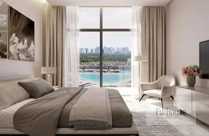 Room / Bedroom image for: Apartment - 1 Bedroom - 2 Bathrooms for sale in 430 Riverside Crescent - Sobha Hartland II - Mohammed Bin Rashid City - Dubai, Image 1