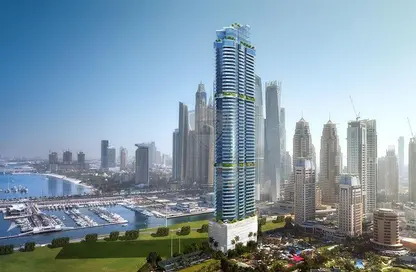Apartment - 2 Bedrooms - 3 Bathrooms for sale in Habtoor Grand Residences - Dubai Marina - Dubai