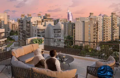 Apartment - 3 Bedrooms - 5 Bathrooms for sale in Al Jazi - Madinat Jumeirah Living - Umm Suqeim - Dubai