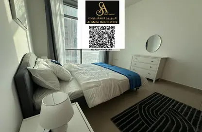 Apartment - 1 Bedroom - 2 Bathrooms for rent in Ajman Corniche Residences - Ajman Corniche Road - Ajman