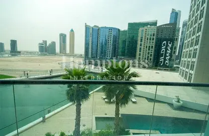 Pool image for: Apartment - 2 Bedrooms - 3 Bathrooms for rent in Bay's Edge - Business Bay - Dubai, Image 1