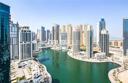 Water View image for: Penthouse - 4 Bedrooms - 5 Bathrooms for sale in Trident Bayside - Dubai Marina - Dubai, Image 1