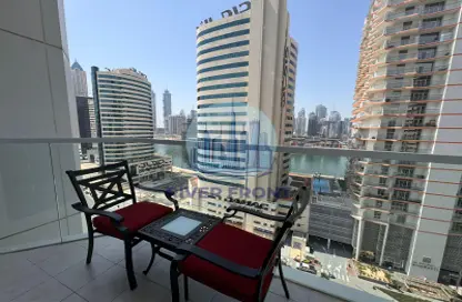 شقة - غرفة نوم - 2 حمامات للايجار في AG برج - الخليج التجاري - دبي