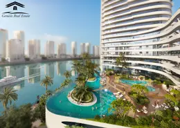 Pool image for: Apartment - 1 Bedroom - 2 Bathrooms for sale in Canal Heights 2 - Business Bay - Dubai, Image 1