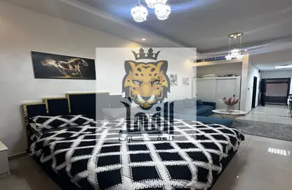 Apartment - Studio - 1 Bathroom for rent in Oasis Tower - Al Rashidiya 1 - Al Rashidiya - Ajman