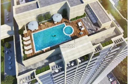 صورة لـ حوض سباحة شقة - غرفة نوم - 2 حمامات للبيع في الأمل تاور - مدينة دبي الرياضية - دبي ، صورة رقم 1