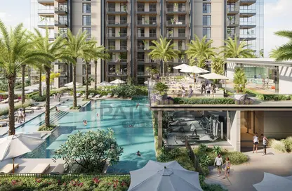 Pool image for: Apartment - 1 Bedroom - 2 Bathrooms for sale in Kensington Waters - Mohammed Bin Rashid City - Dubai, Image 1