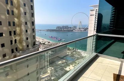 شقة - 2 غرف نوم - 2 حمامات للايجار في برج الفتان - أبراج الفتان مارين - مساكن شاطئ الجميرا - دبي