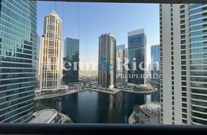 شقة - 1 حمام للايجار في خور الجميرا 1 - (JLT) مجمع X - أبراج بحيرة الجميرا - دبي