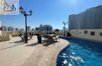 Apartment - 2 Bedrooms - 4 Bathrooms for rent in New Al Taawun Road - Al Taawun - Sharjah
