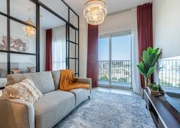 Living Room image for: Apartment - 1 bedroom - 1 bathroom for rent in Socio Tower 1 - Socio Tower - Dubai Hills Estate - Dubai, Image 1