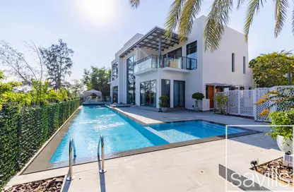Villa - 6 Bedrooms - 7 Bathrooms for rent in Entertainment Foyer - Islamic Clusters - Jumeirah Islands - Dubai