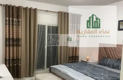 Apartment - 1 Bedroom - 2 Bathrooms for rent in Jasmine Towers - Garden City - Ajman