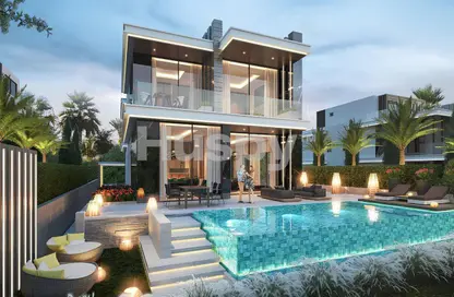 Villa - 6 Bedrooms - 7 Bathrooms for sale in Venice - Damac Lagoons - Dubai