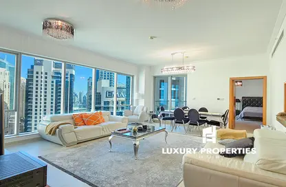 Apartment - 2 Bedrooms - 2 Bathrooms for rent in Shemara Tower - Marina Promenade - Dubai Marina - Dubai
