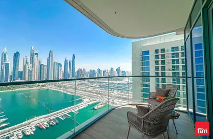 Apartment - 3 Bedrooms - 3 Bathrooms for sale in Marina Vista - EMAAR Beachfront - Dubai Harbour - Dubai