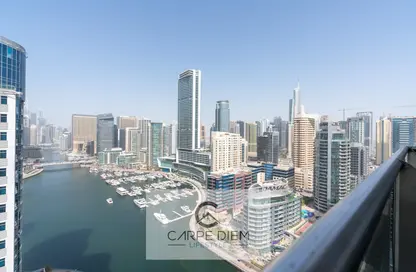Water View image for: Apartment - 1 Bedroom - 2 Bathrooms for rent in Sparkle Tower 1 - Sparkle Towers - Dubai Marina - Dubai, Image 1