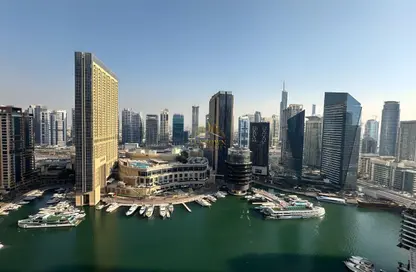شقة - غرفة نوم - 2 حمامات للايجار في البرج الاوسط - باي سنترال - دبي مارينا - دبي