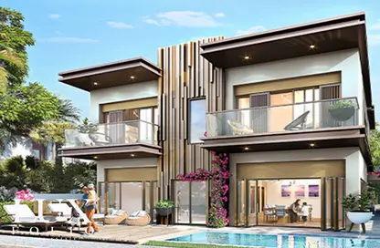 Villa - 6 Bedrooms - 7 Bathrooms for sale in Costa Brava 1 - Costa Brava at DAMAC Lagoons - Damac Lagoons - Dubai