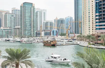 Apartment - 3 Bedrooms - 3 Bathrooms for rent in Marina Wharf 2 - Marina Wharf - Dubai Marina - Dubai