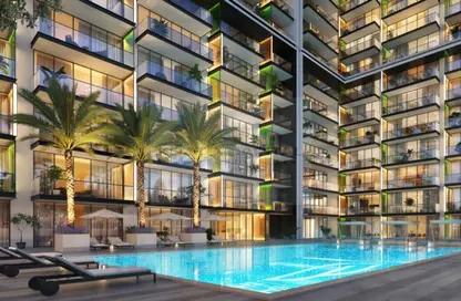 Pool image for: Apartment - 1 Bedroom - 1 Bathroom for sale in Binghatti Emerald - Jumeirah Village Circle - Dubai, Image 1