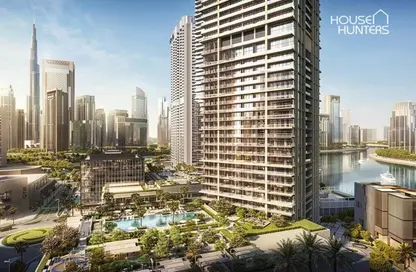 Apartment - Studio - 1 Bathroom for sale in Peninsula Four - Peninsula - Business Bay - Dubai