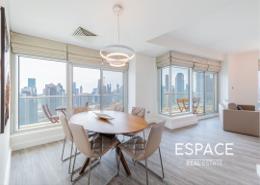 Dining Room image for: Apartment - 2 bedrooms - 3 bathrooms for rent in Burj Views A - Burj Views - Downtown Dubai - Dubai, Image 1
