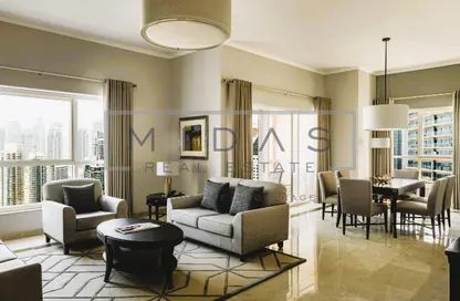 Hotel  and  Hotel Apartment - 3 Bedrooms - 4 Bathrooms for rent in Marriott Harbour Hotel and Suites - Dubai Marina - Dubai