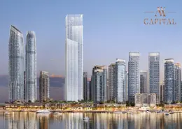 Outdoor Building image for: Apartment - 2 Bedrooms - 1 Bathroom for sale in The Cove Building 2 - The Cove - Dubai Creek Harbour (The Lagoons) - Dubai, Image 1