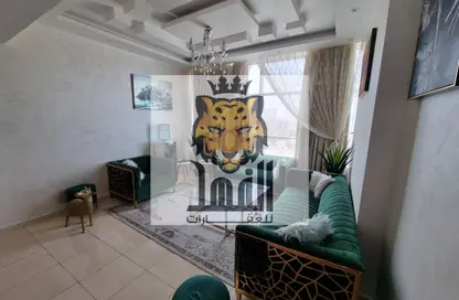 Apartment - 1 Bedroom - 2 Bathrooms for rent in Orient Tower 1 - Orient Towers - Al Bustan - Ajman