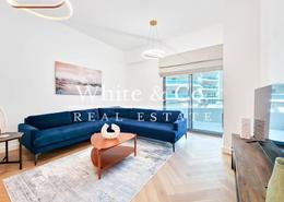 Living Room image for: Apartment - 1 bedroom - 1 bathroom for rent in Azure - Dubai Marina - Dubai, Image 1