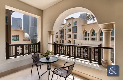 Balcony image for: Apartment - 1 Bedroom - 2 Bathrooms for rent in Al Bahar Residences - The Old Town Island - Downtown Dubai - Dubai, Image 1