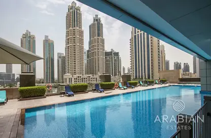 صورة لـ حوض سباحة شقة - غرفة نوم - 1 حمام للبيع في 8 بوليفارد ووك - شيخ محمد بن راشد بوليفار - دبي وسط المدينة - دبي ، صورة رقم 1