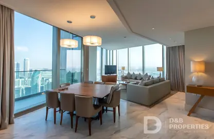 Living / Dining Room image for: Apartment - 3 Bedrooms - 4 Bathrooms for sale in Vida Residence Downtown - Downtown Dubai - Dubai, Image 1