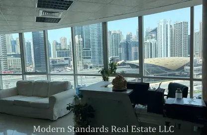 Office Space - Studio - 1 Bathroom for rent in Fortune Tower - JLT Cluster C - Jumeirah Lake Towers - Dubai