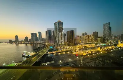 شقة - 2 غرف نوم - 4 حمامات للايجار في 2 برج الشاطئ - الخان لاجون - الخان - الشارقة