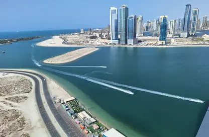 Apartment - 1 Bedroom - 2 Bathrooms for rent in La Plage Tower - Al Mamzar - Sharjah - Sharjah